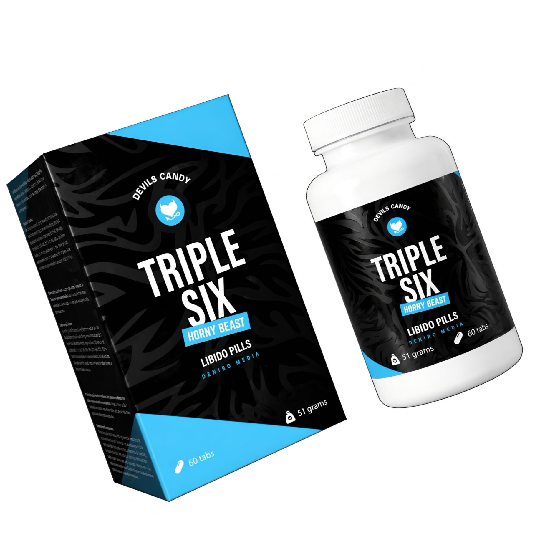 Afrodisiac Pastile Devils Candy Triple Six 60 Capsule