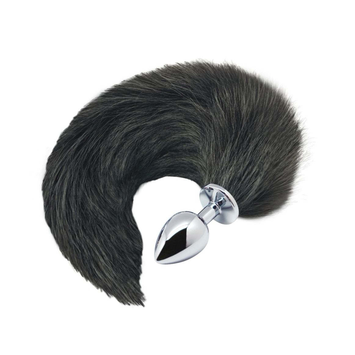 Alive Coada De Vulpe S, Plug Metalic Conic Pufoasă