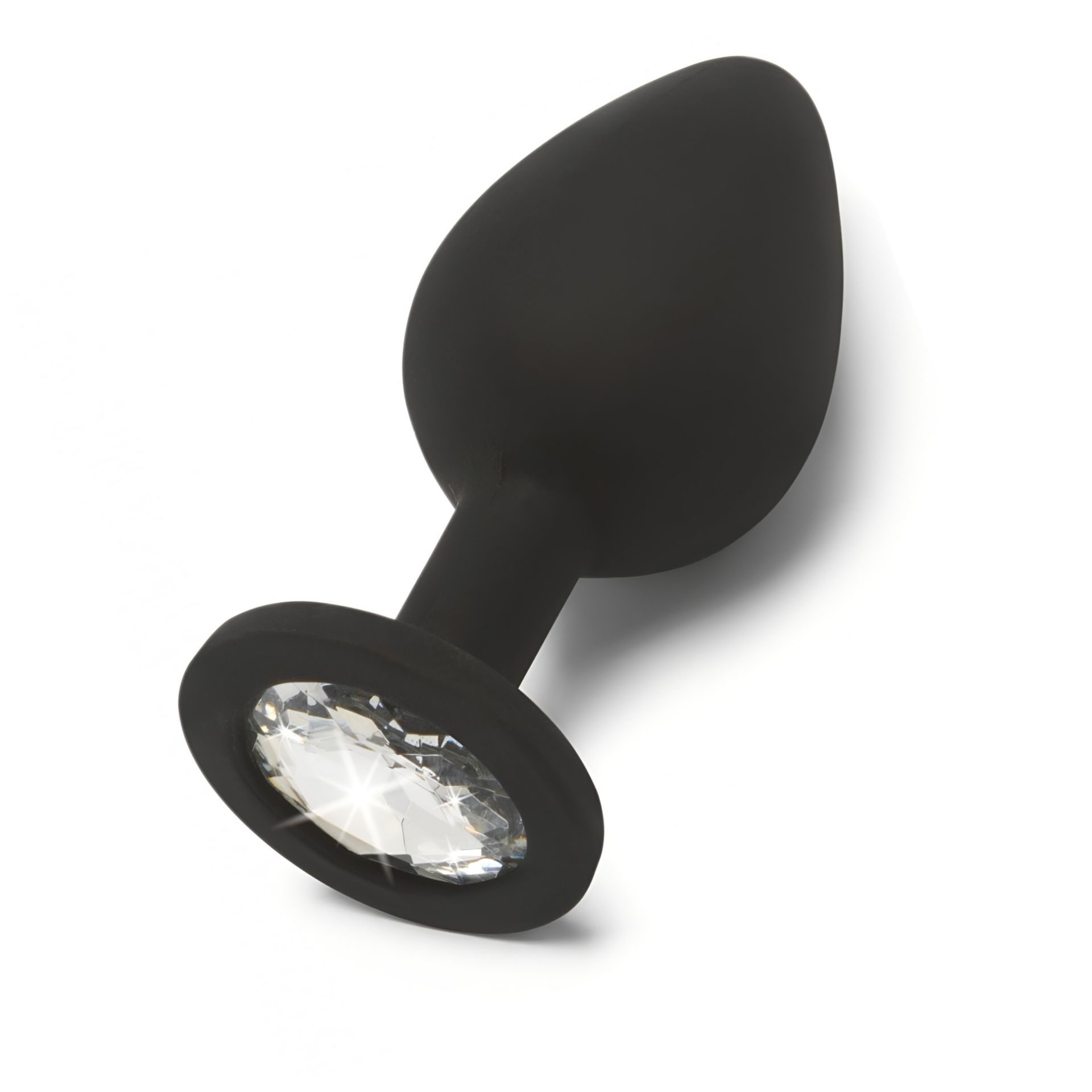 Anal Plug Diamond Jewel Medium Negru
