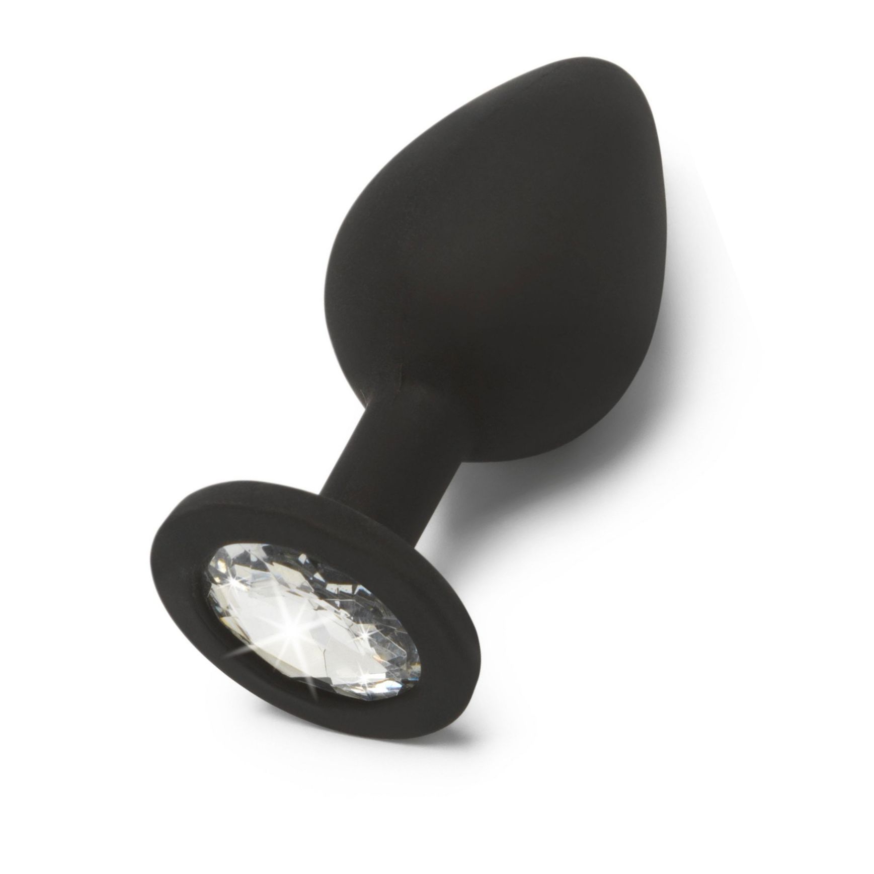 Anal Plug Diamond Jewel Medium Negru