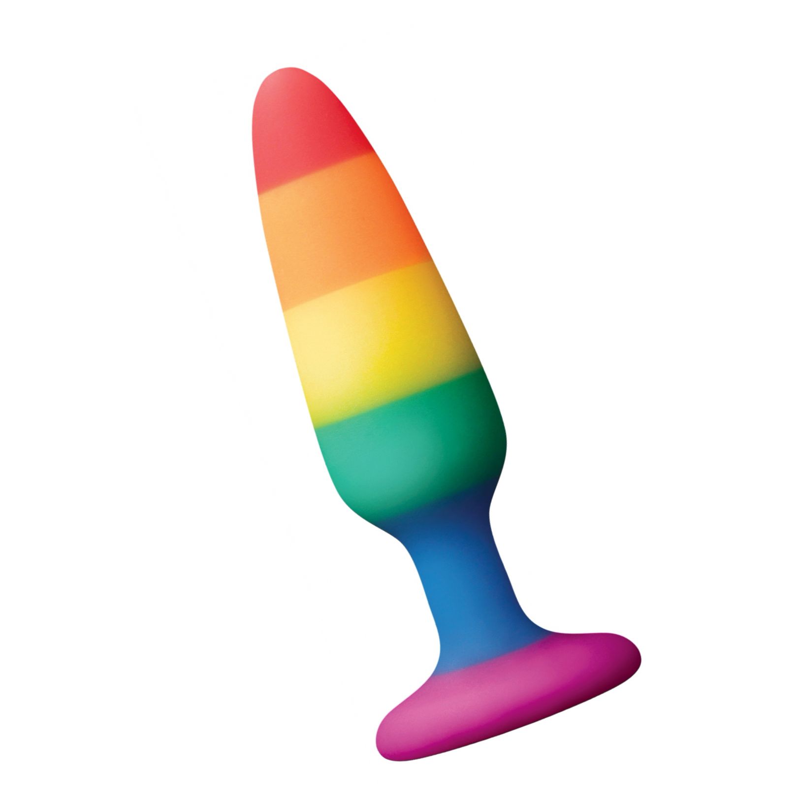 Anal Plug Pleasure Rainbow Small Multicolor