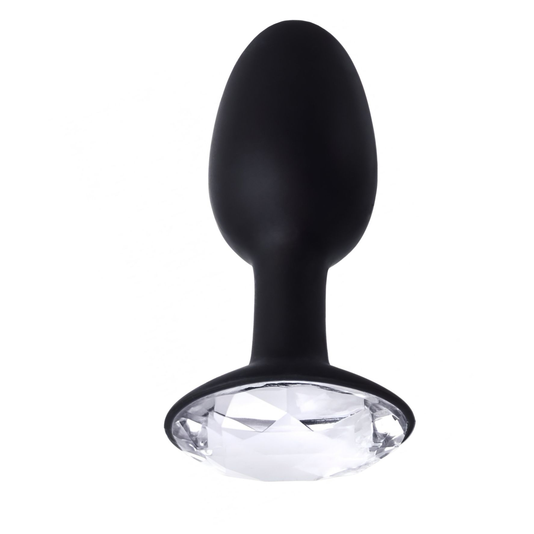 Anal Plug Small Crystal Amulet Negru