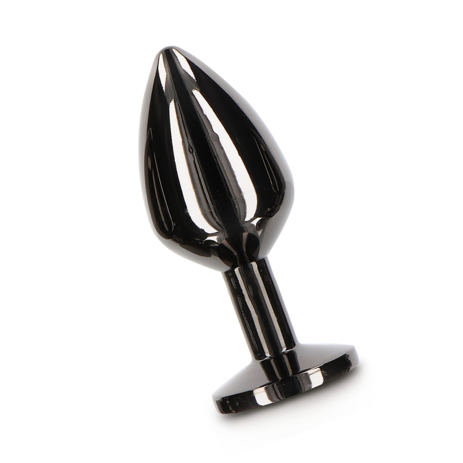 Anal Plug With Diamond Jewel M Negru