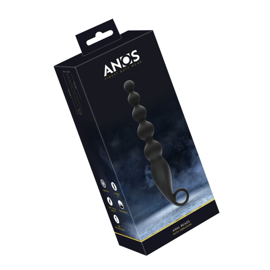 ANOS Bile Anale Vibrante, 7 Moduri, USB, Rezistent La Apă