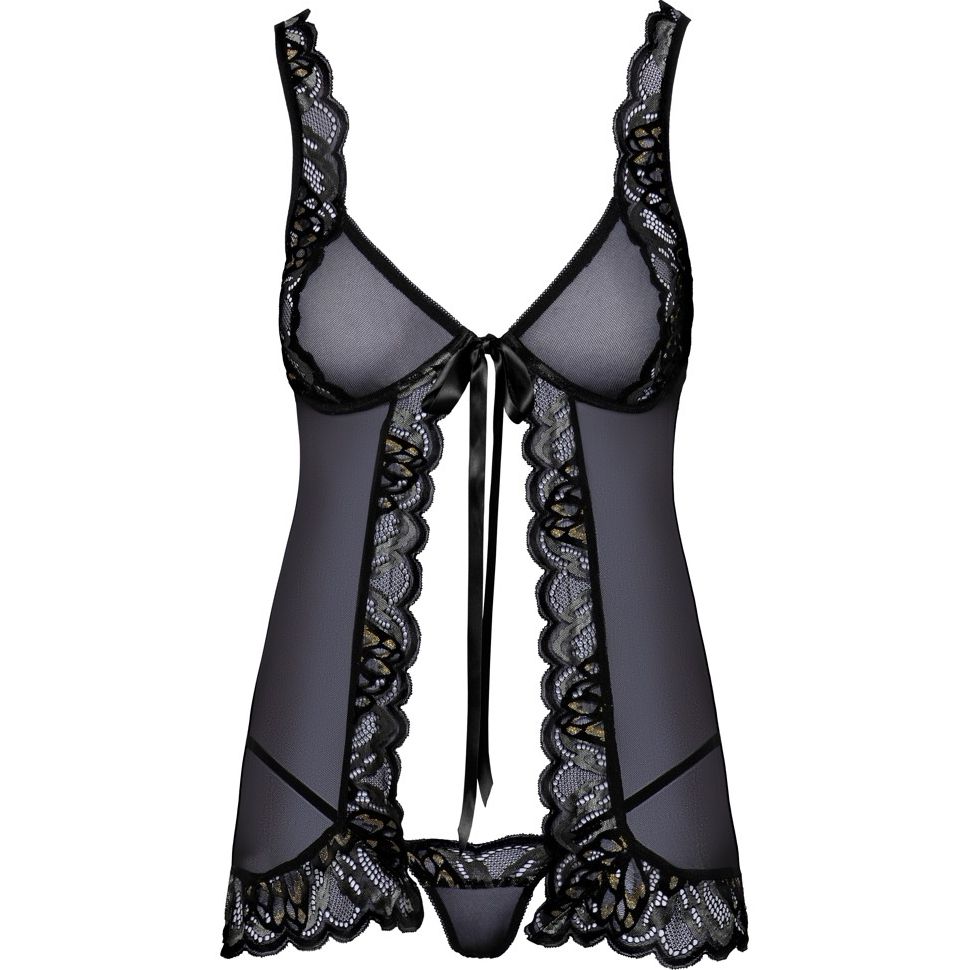 Babydoll Kissable Sandra Negru S-M Thumb 3