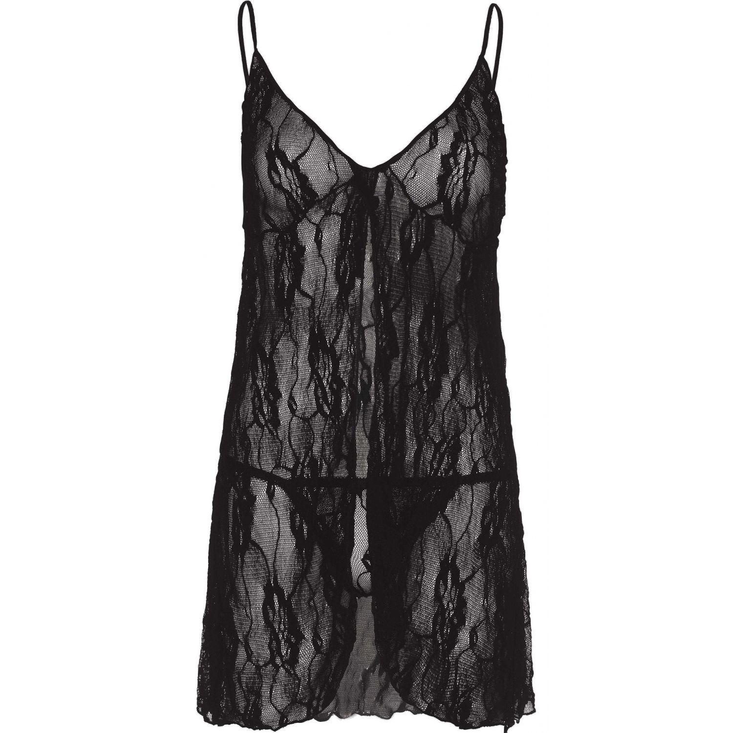 Babydoll Leg Avenue Kamiyah Negru