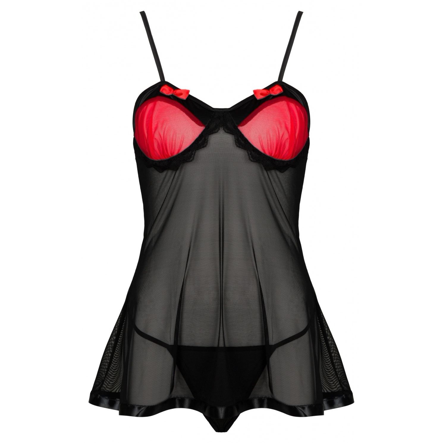 Babydoll LivCo Ritea Negru