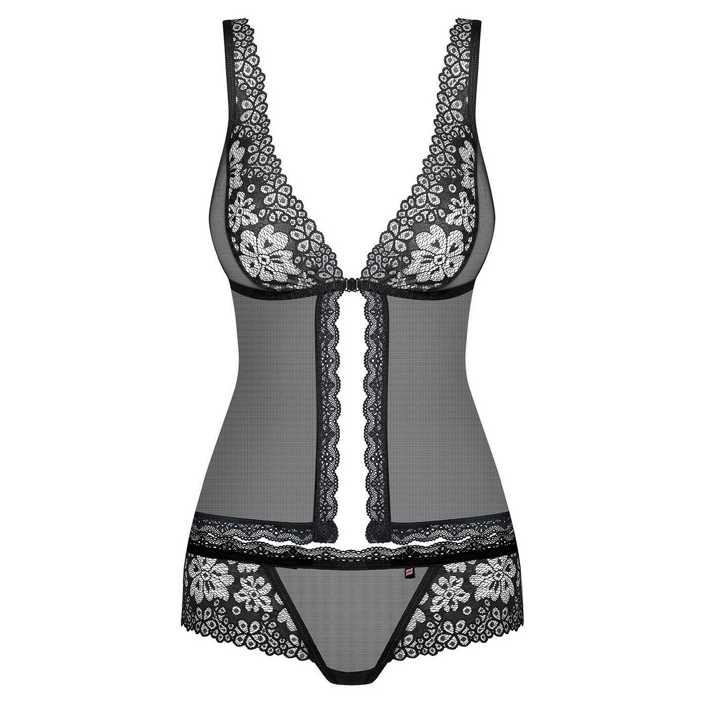 Babydoll Obsessive 856-BAB Negru