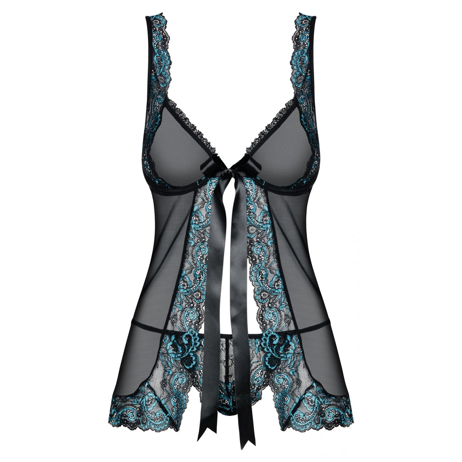 Babydoll Obsessive Chemise Negru