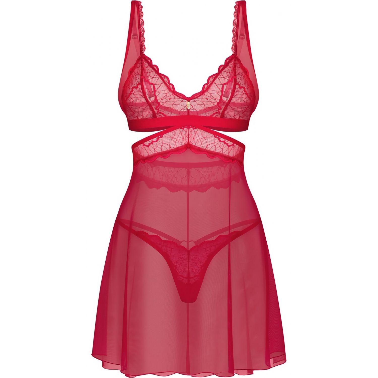 Babydoll Obsessive Cupide Desir Roșu