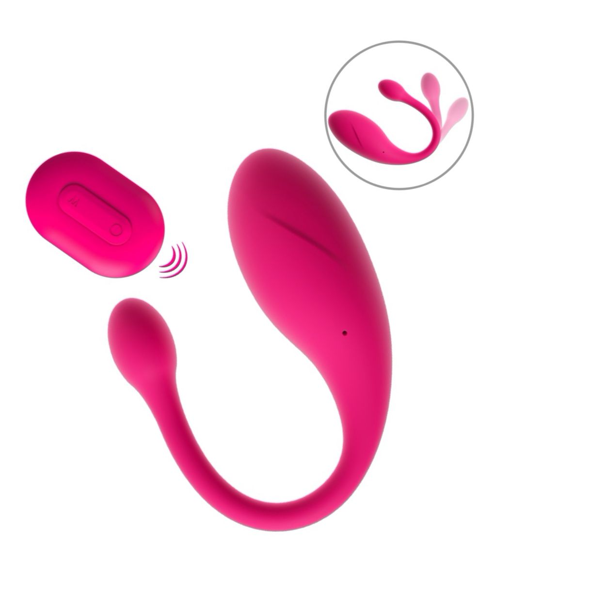 Beau Coeur KORAL RC Love Ball 10 Moduri, Reîncărcabil Roz