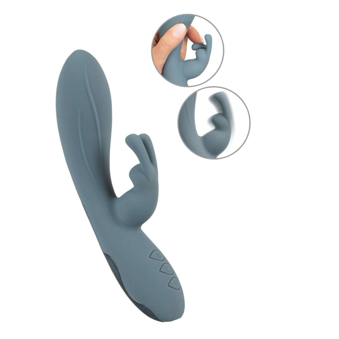 Beau Coeur Velina Rabbit — 2 Motoare, 10 Moduri, Reîncărcabil Albastru