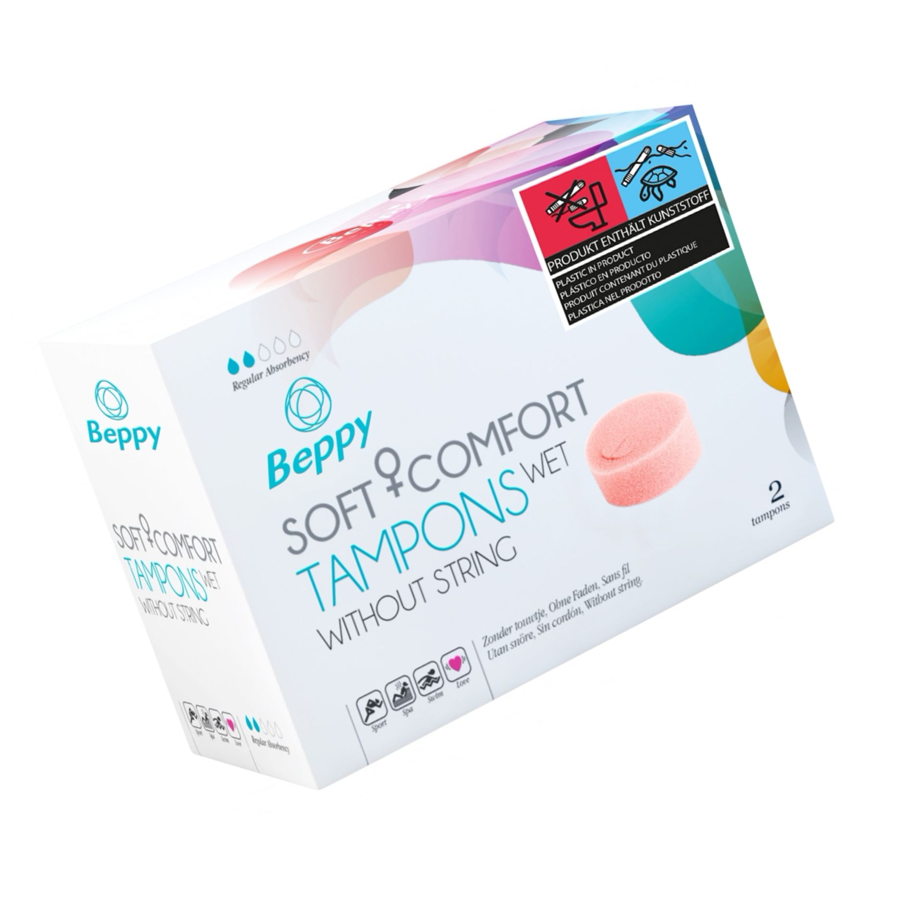 Beppy Soft Comfort Wet Tampon Intern Invizibil,