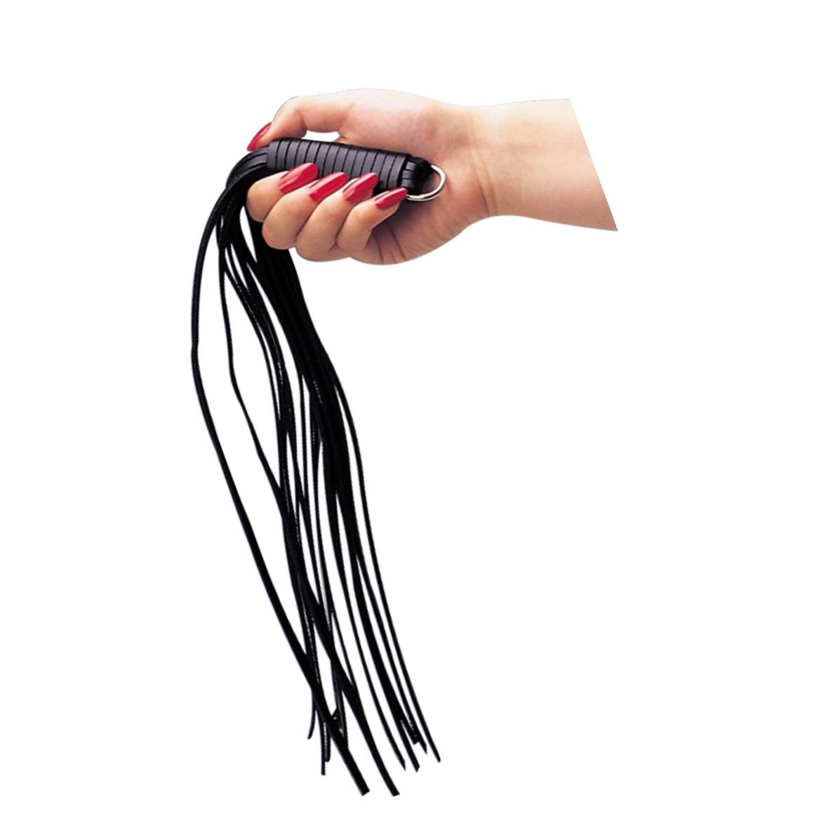 Bici Leather Flogger Negru