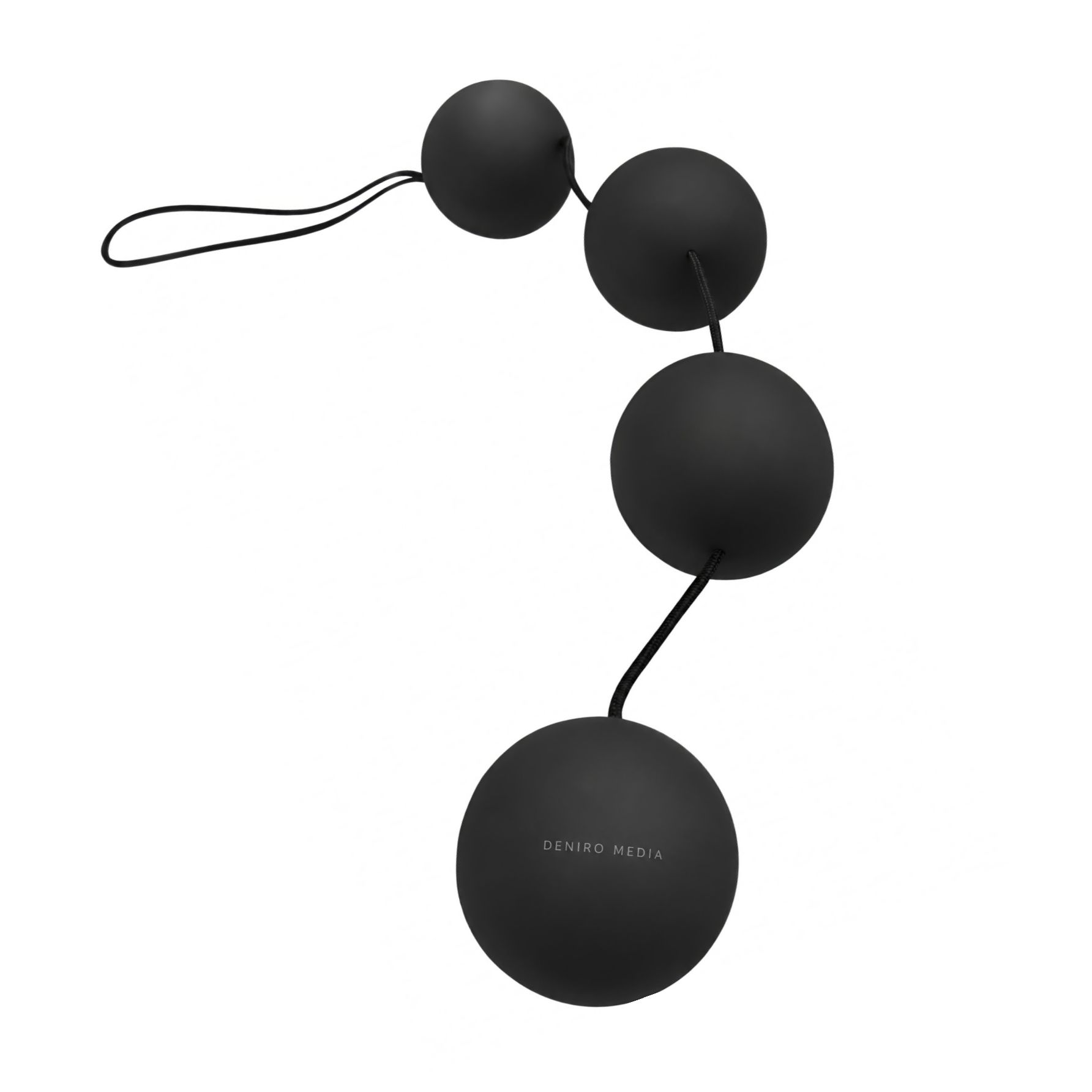 Bile Anale Deluxe Vibro Negru
