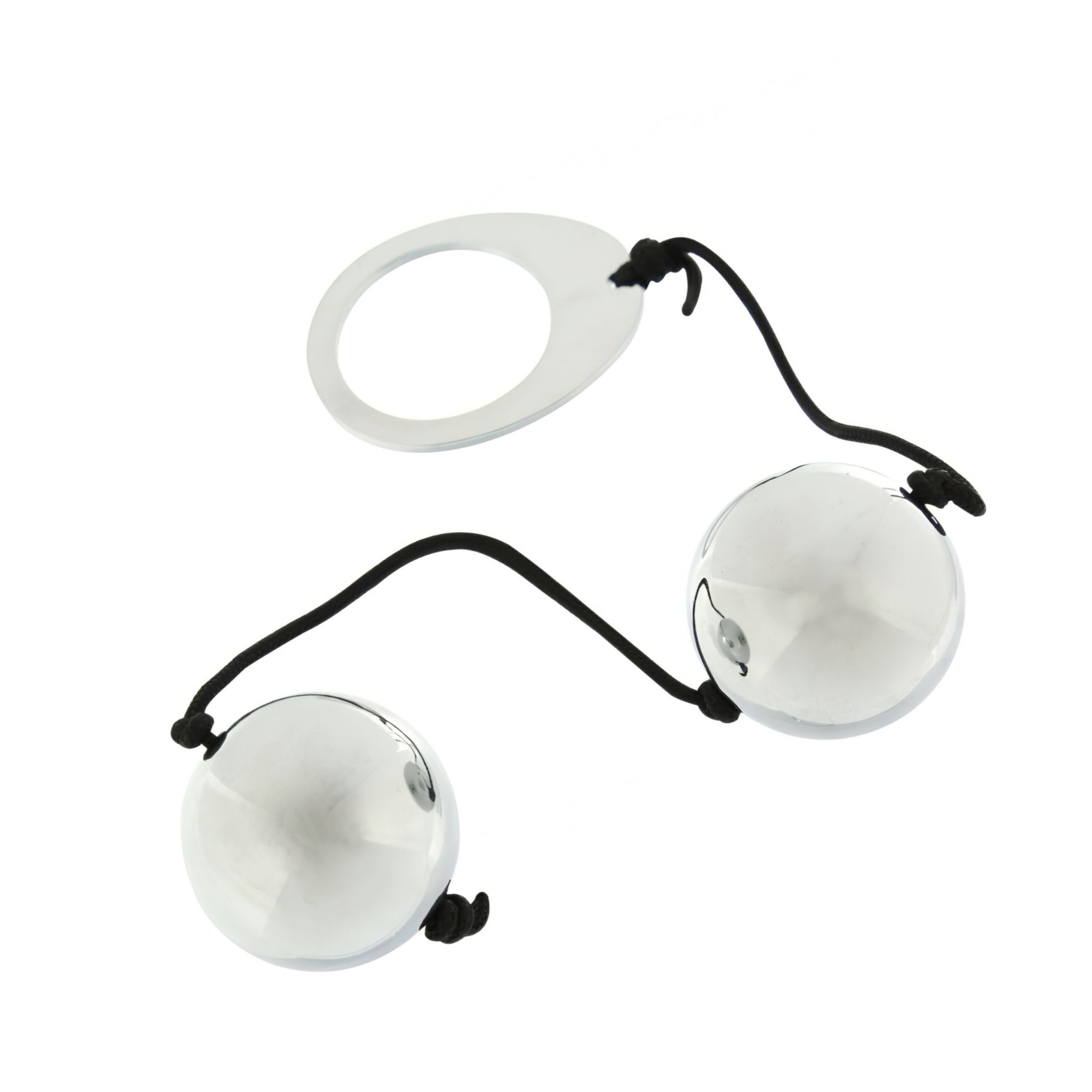 Bile Metalice Heavy Metal Duo Spheres Argintiu