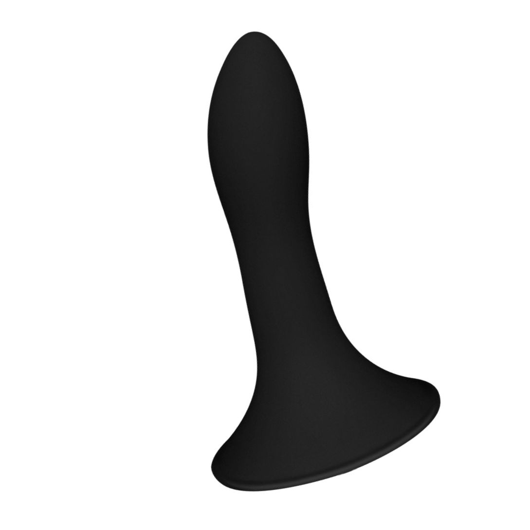 Bonnie Rotten Hitsens 5 – Dildo Flexibil cu Ventuză, 12.9 cm Negru