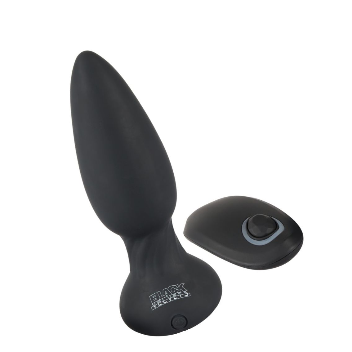 Plug Anal Black Velvets RC Vibrating Negru