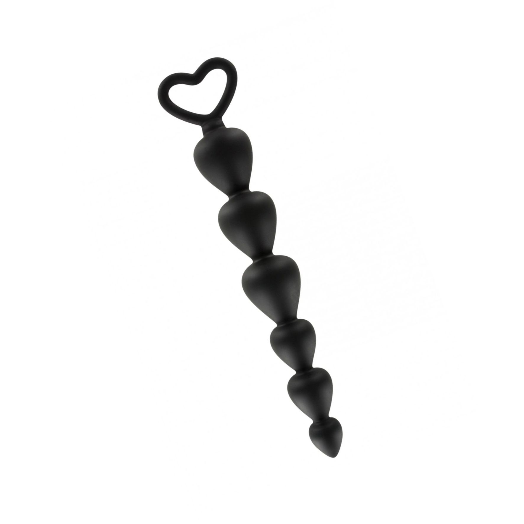 Anal Plug Bottom Beads Negru