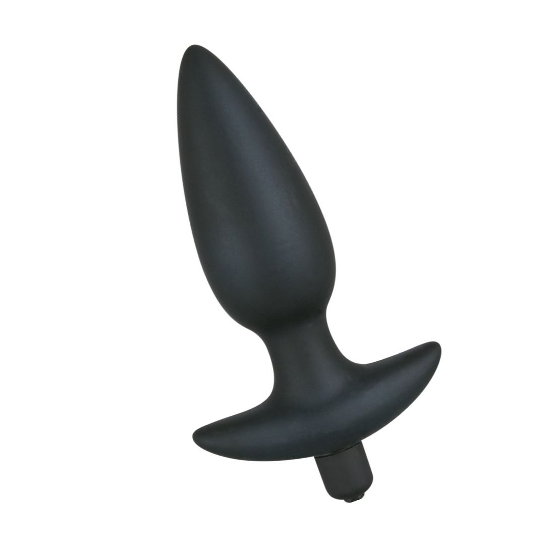 Anal Plug Cu Vibratii Black Velvet Large