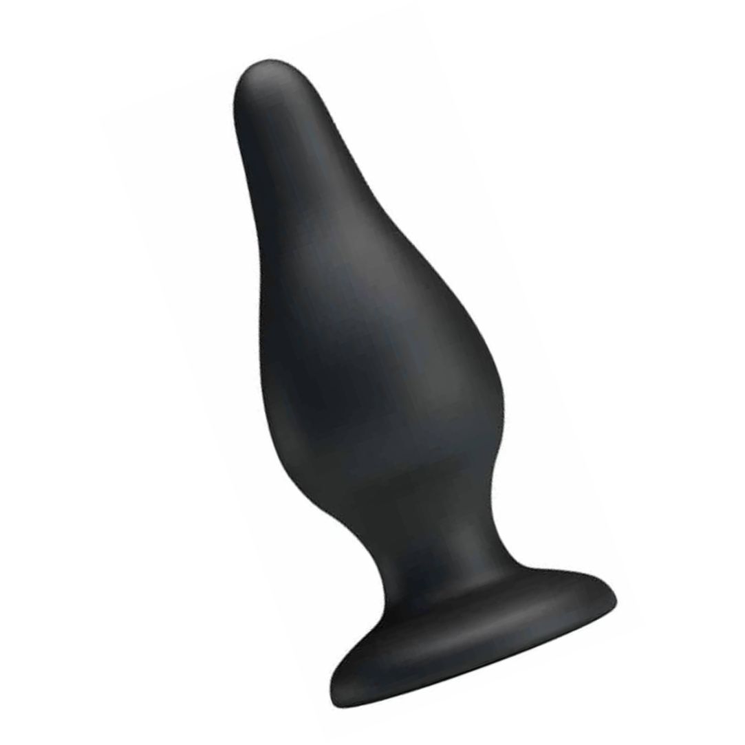 Anal Plug Sturdy Silicone Pretty Love Negru