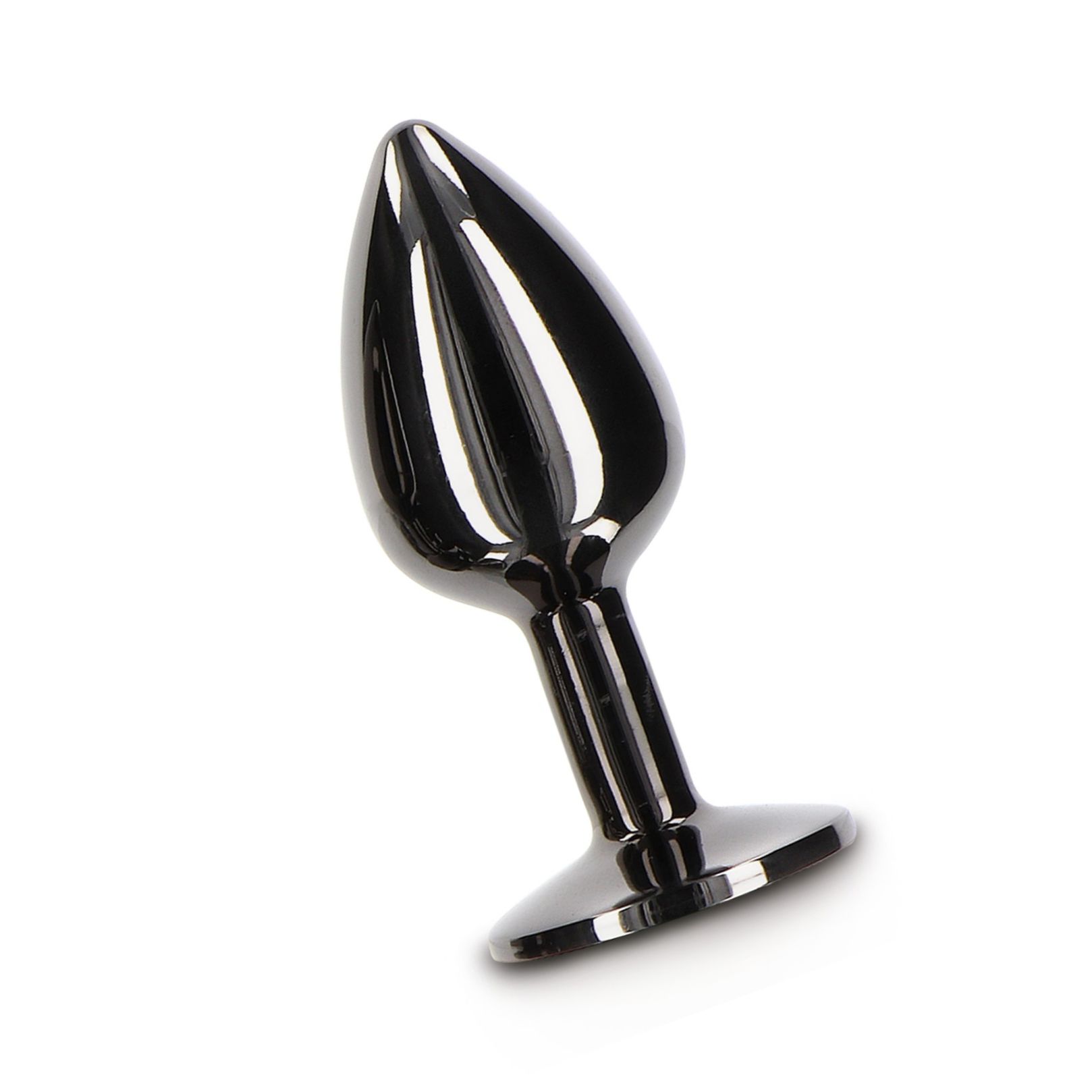 Anal Plug with Diamond Jewel Small Negru