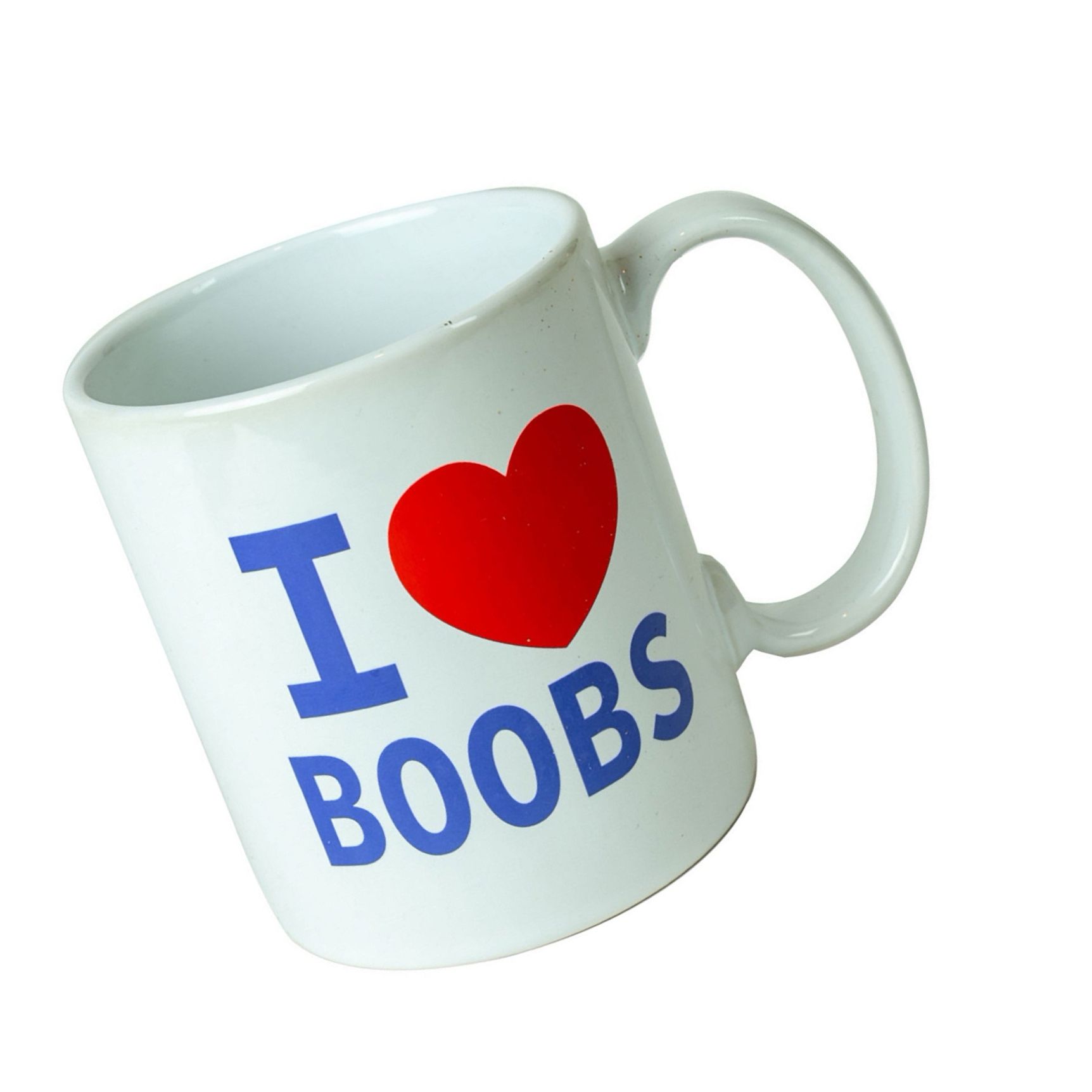Cană I Love Boobs — Cadou Amuzant, Discret și Practic