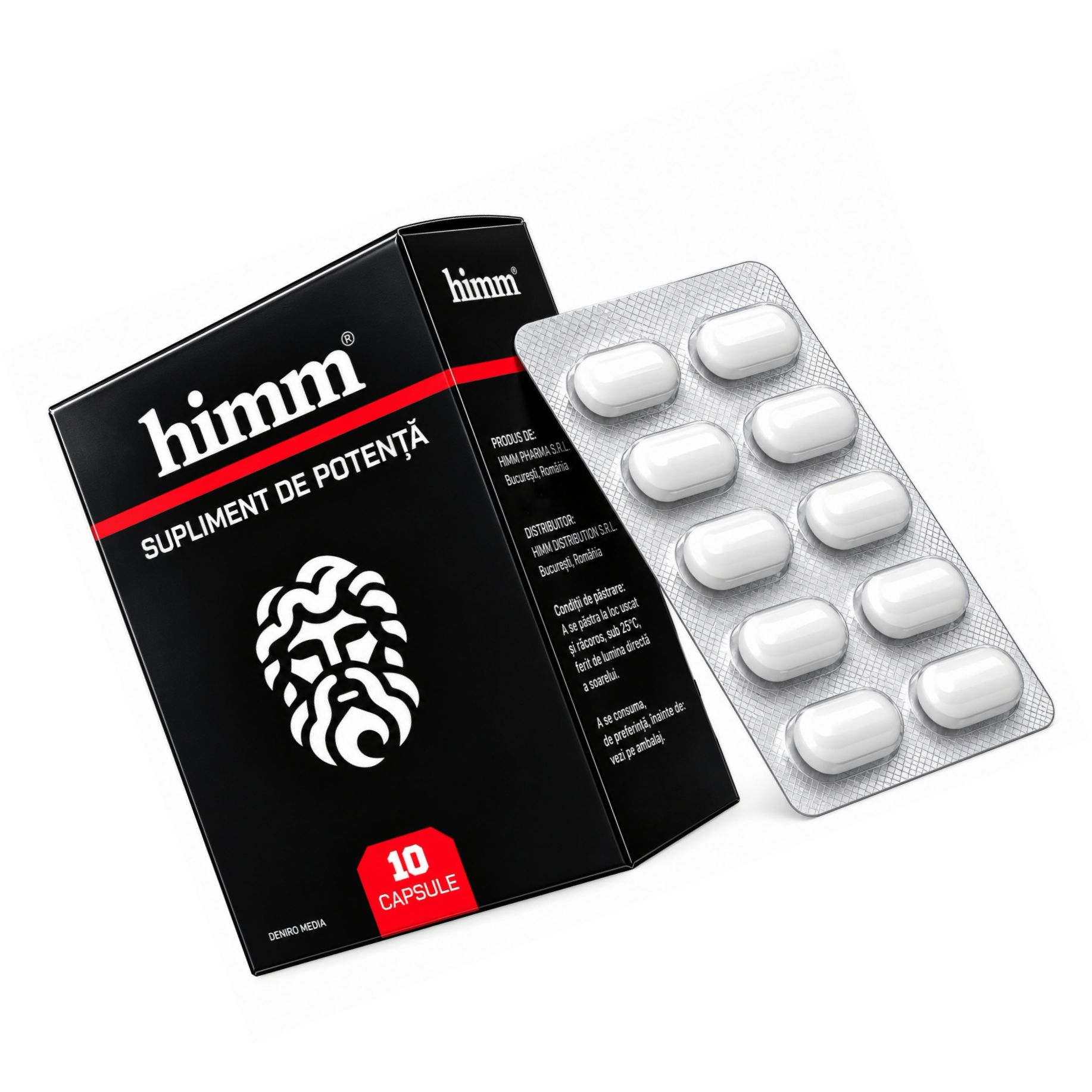 Capsule HIMM Pentru Potență, Erecții Puternice 10buc