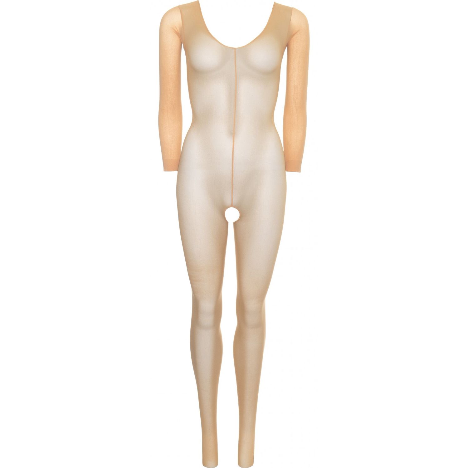 Catsuit Leg Avenue Long Sleeves Natural