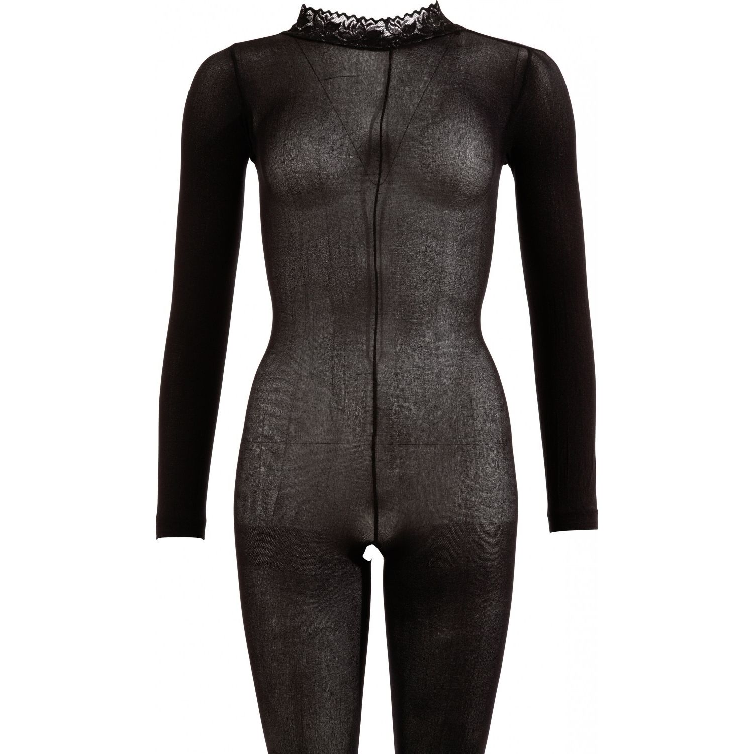 Catsuit No:Xqse Ouvert Negru