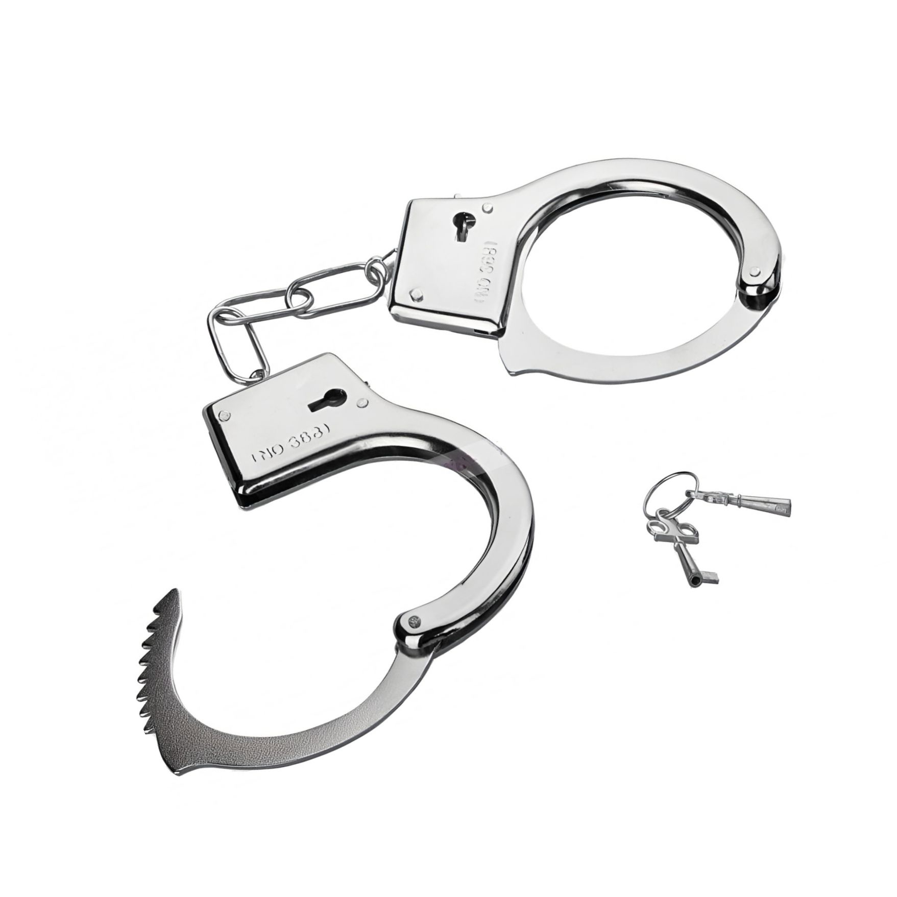 Cătușe Metalice Din Inox Police Argintiu