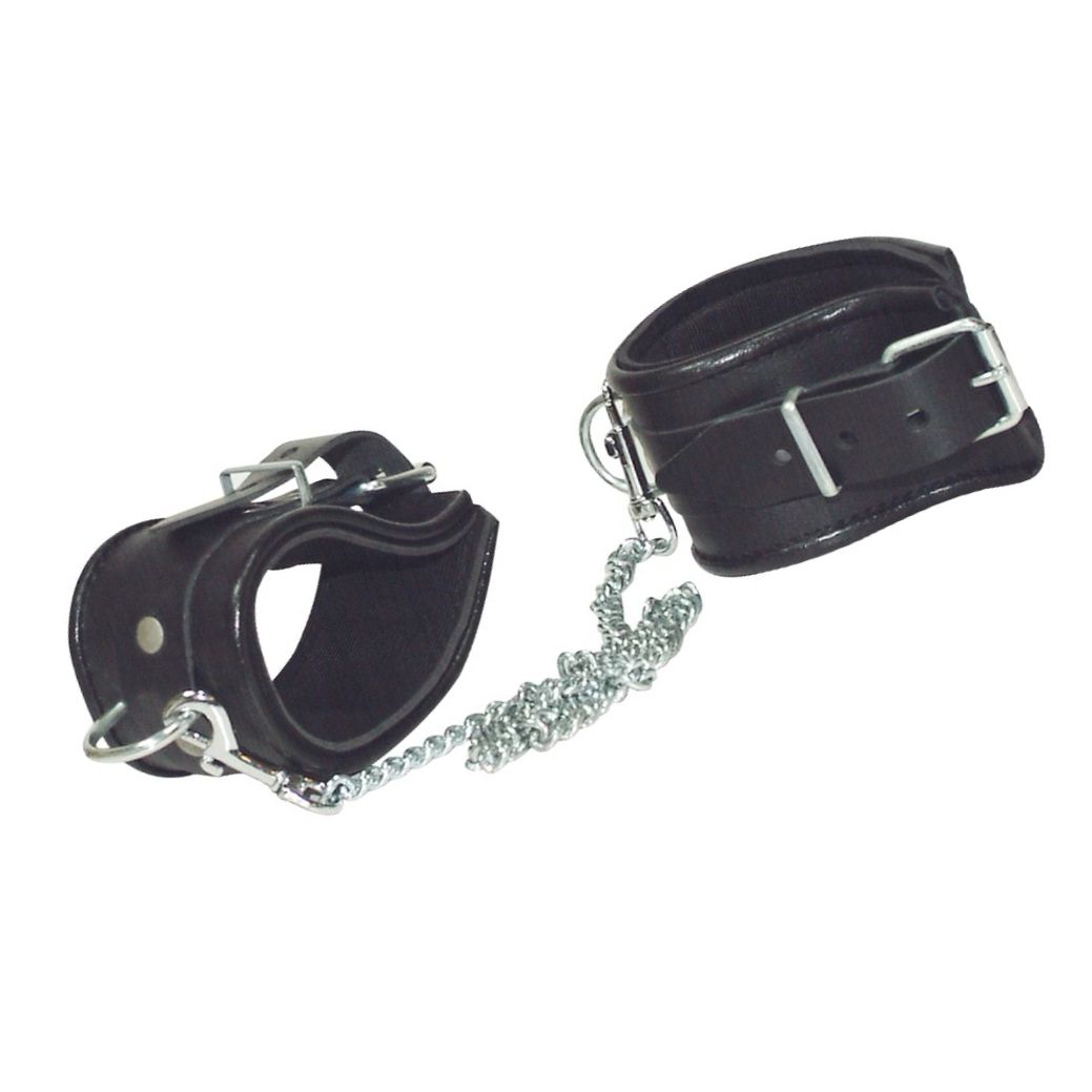 Catuse Picioare Learther Cuffs Negru