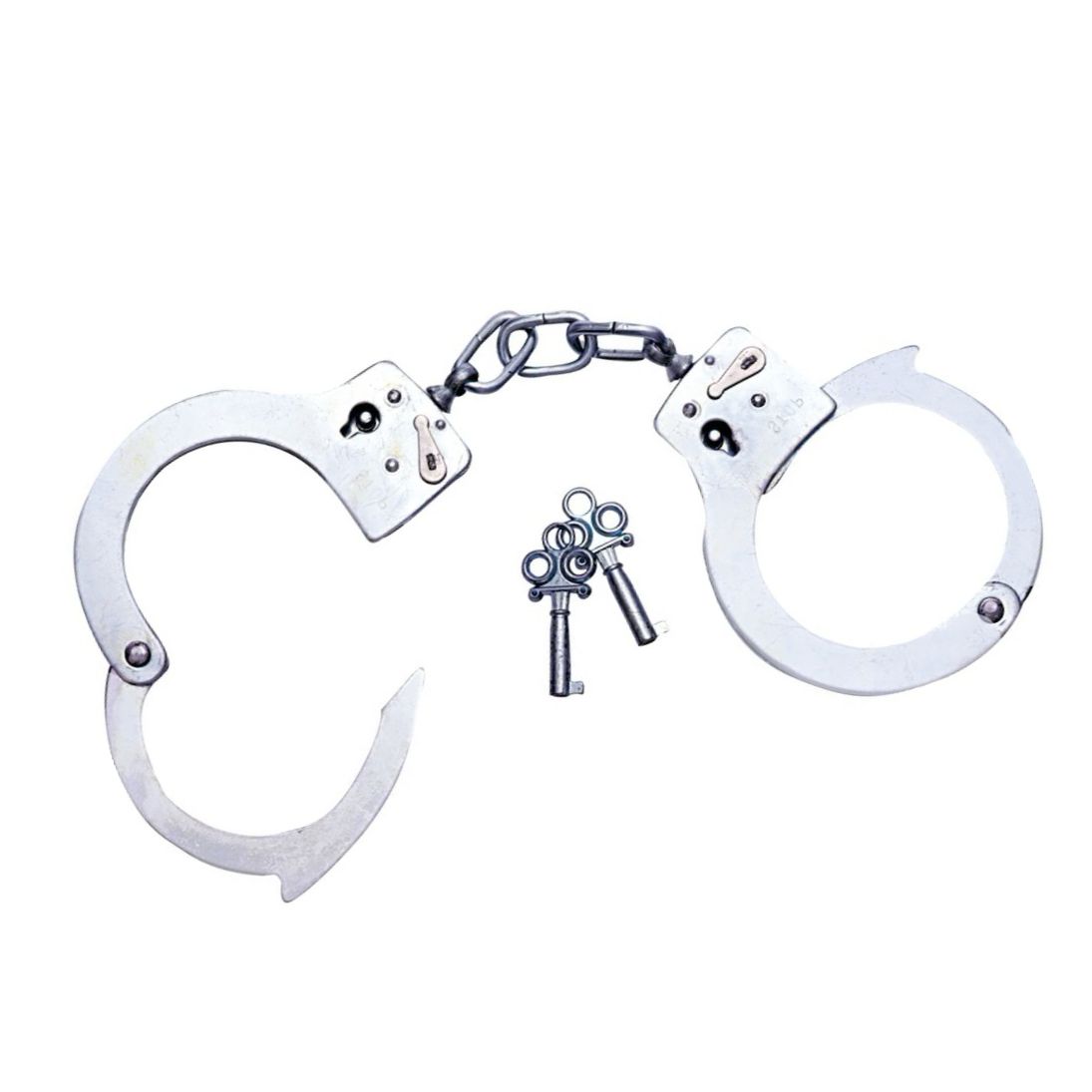 Catuse Police Arrest Handcuffs Argintiu
