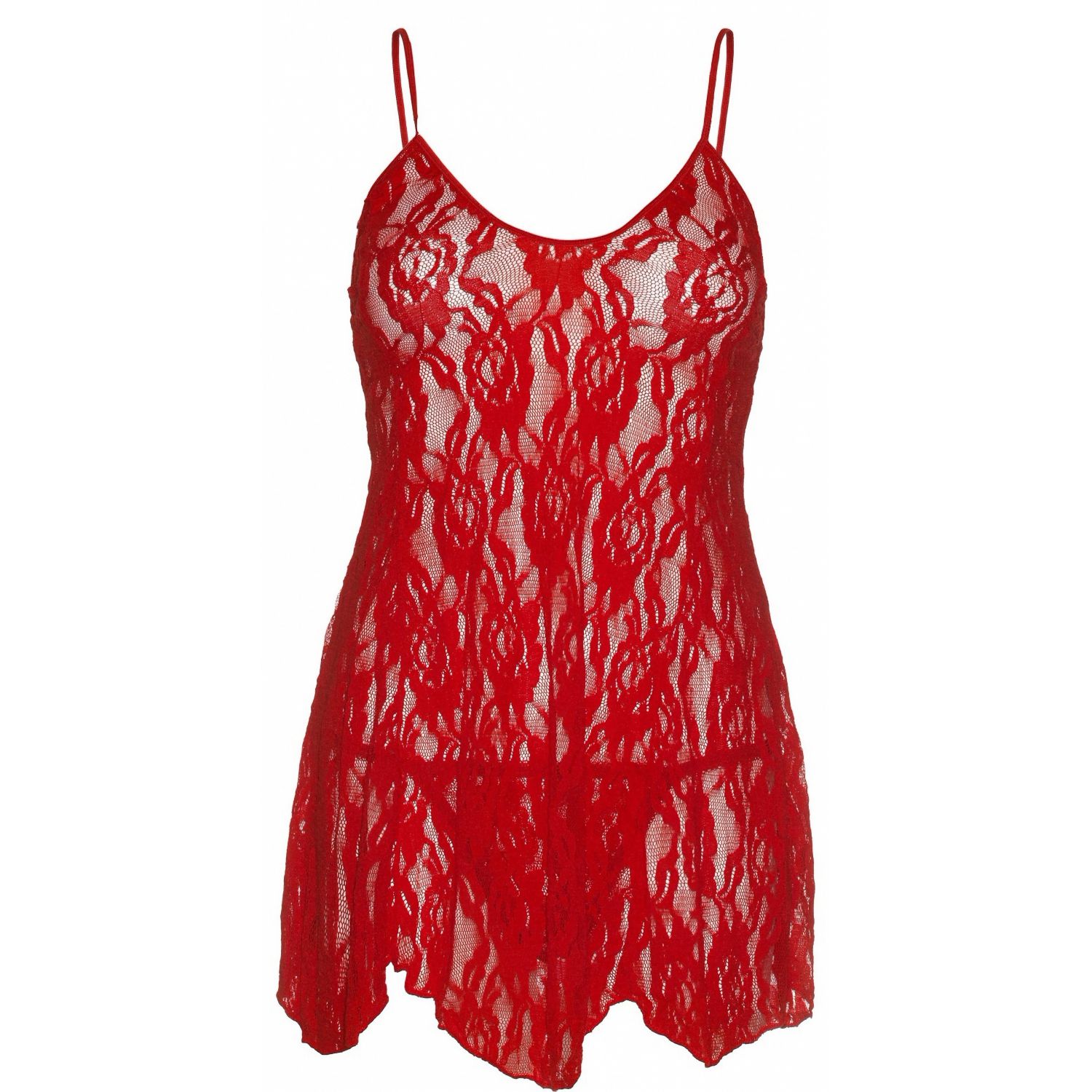 Chemise Leg Avenue Rose Lace Flair Roșu