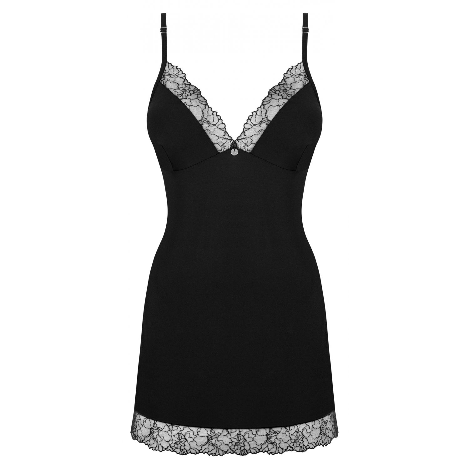 Chemise Obsessive Bella Rou Negru