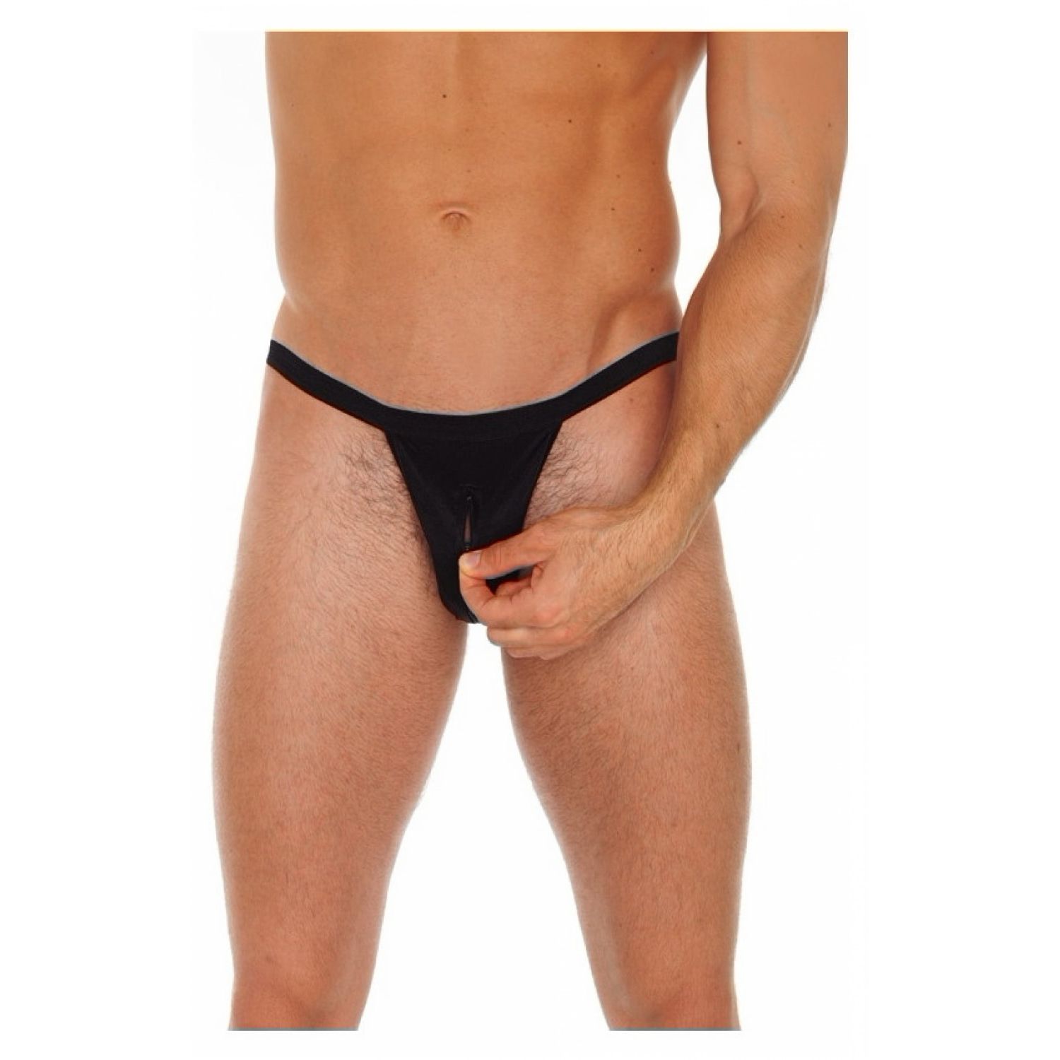 Chilot Amorable Lucas With Zipper Negru