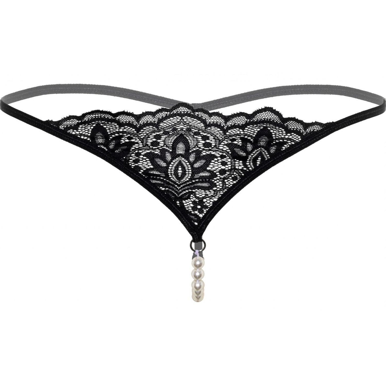 Chilot Daring Intimates Pearl Beaded Negru