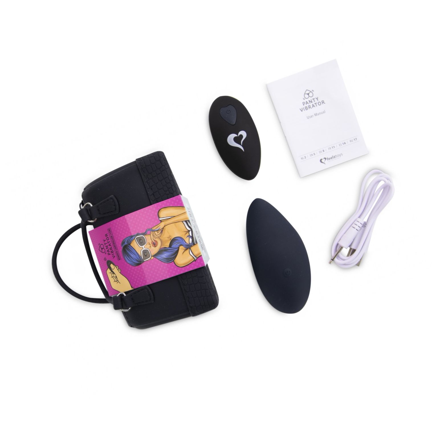 Vibrator Pentru Chiloti Cu Telecomanda Feelztoys Negru