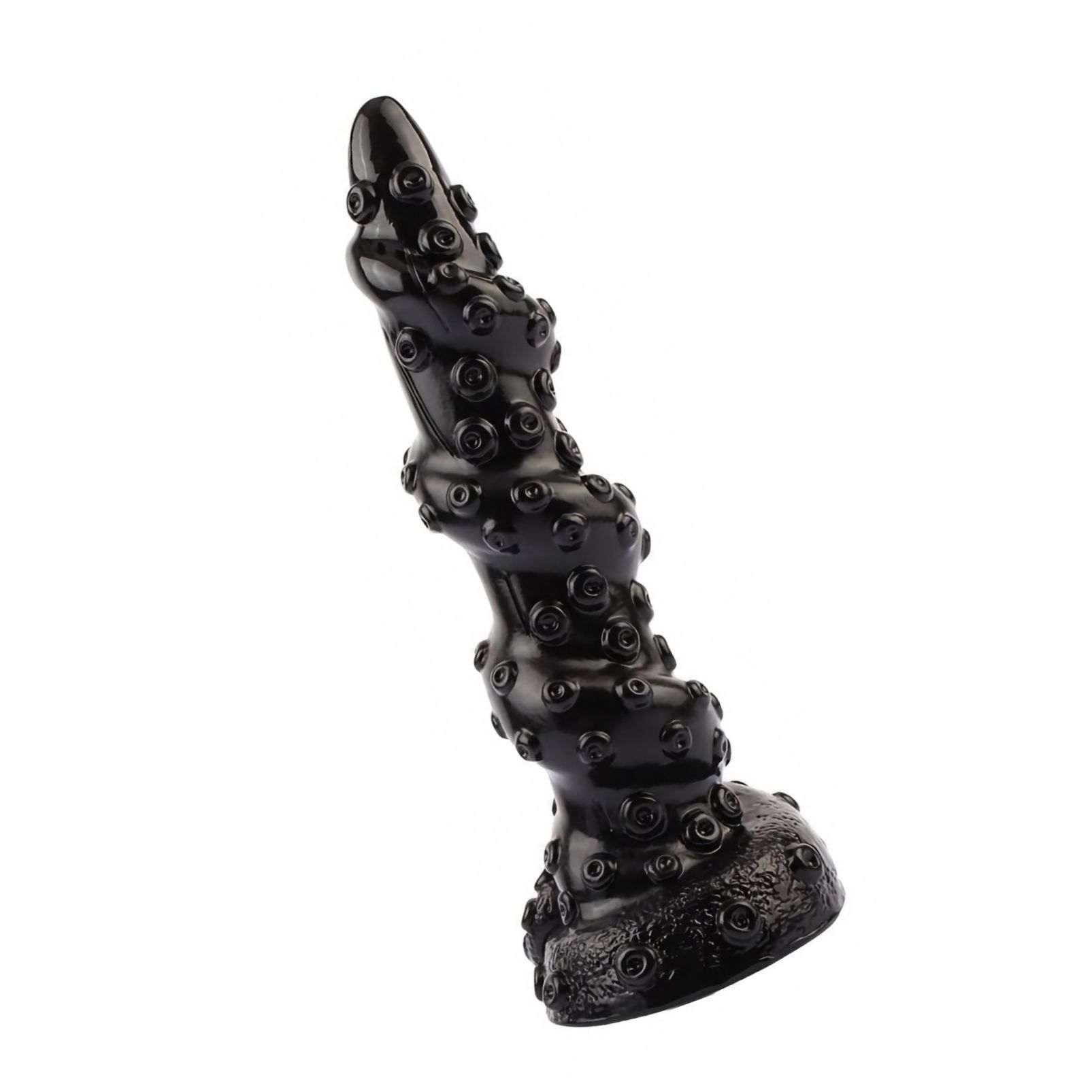 Chisa Octopus Bugbear 23.5 cm Dildo cu Texturi Monstruoase Negru
