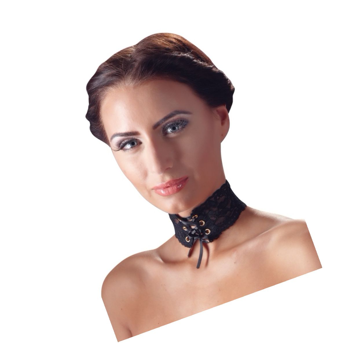 Choker Lace Negru