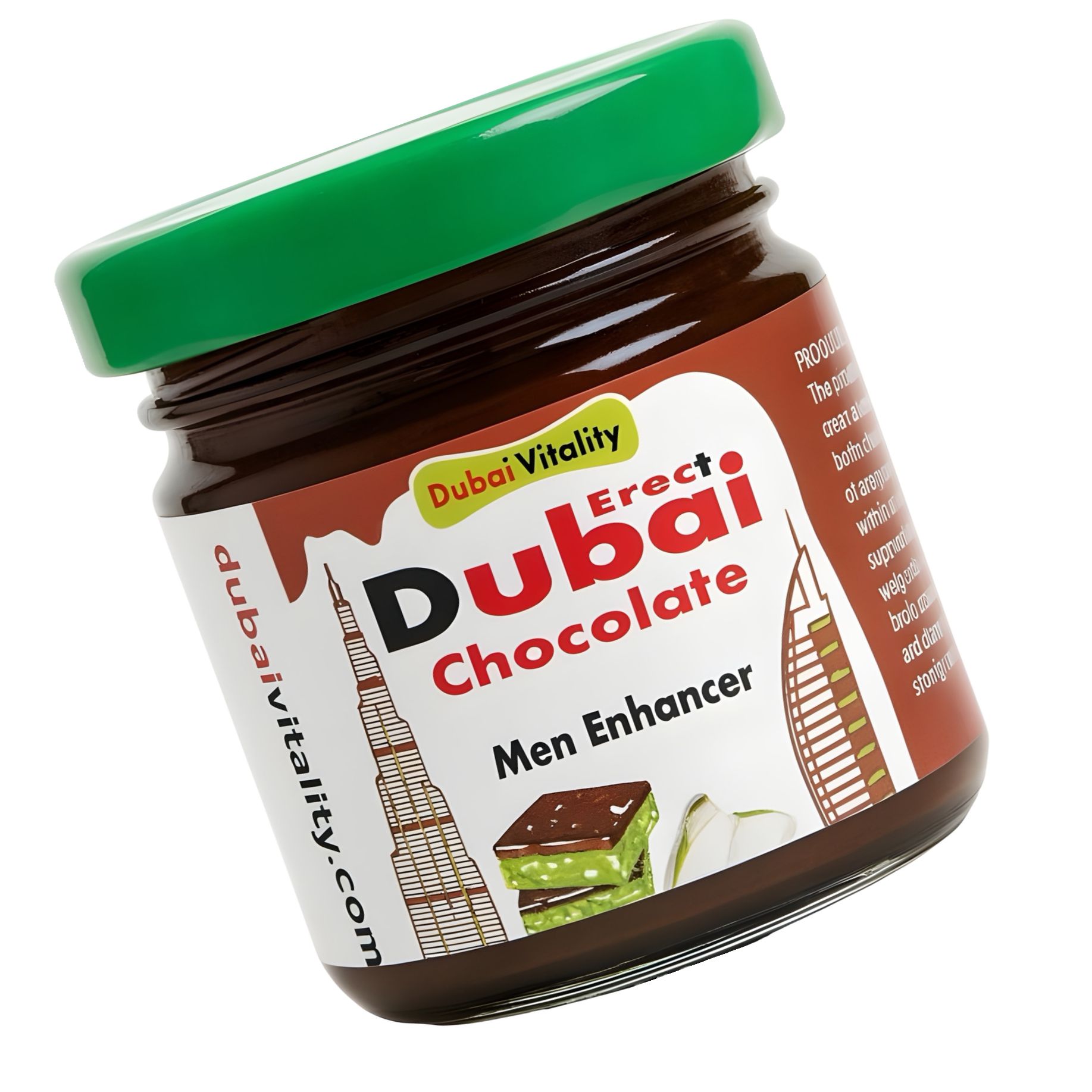 Ciocolată Dubai Men Enhancer Cu Fistic Pentru Bărbați