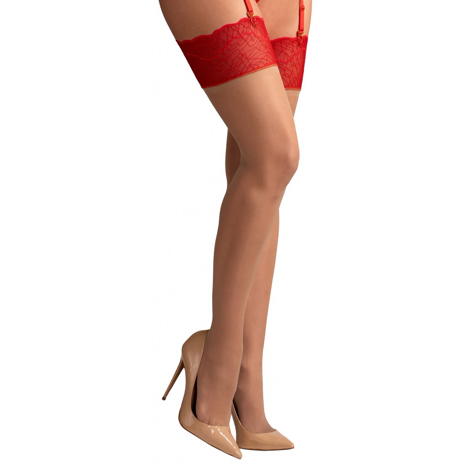 Ciorapi Obsessive Cupide Desir Roșu