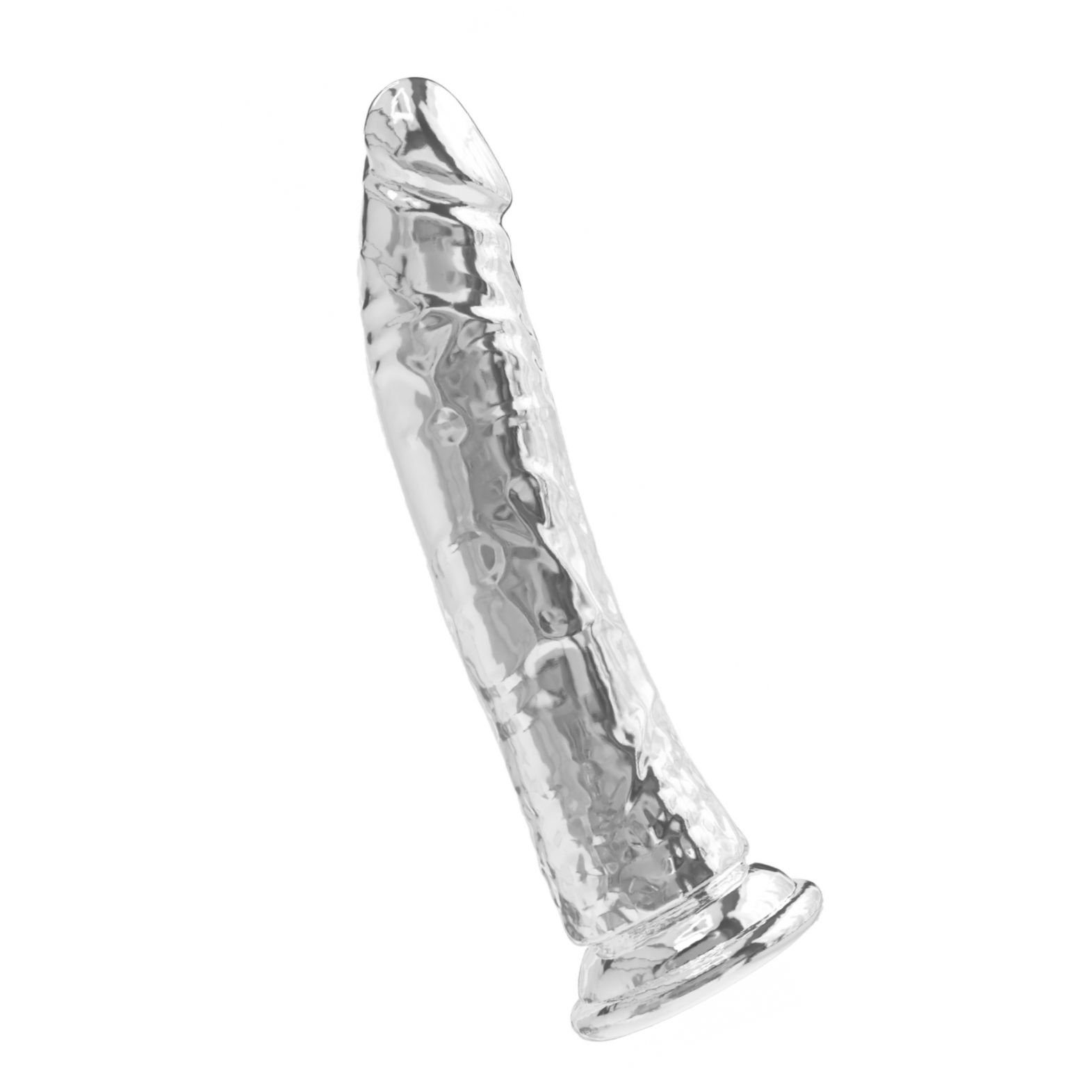 Clear Dong 9 Inch Transparent