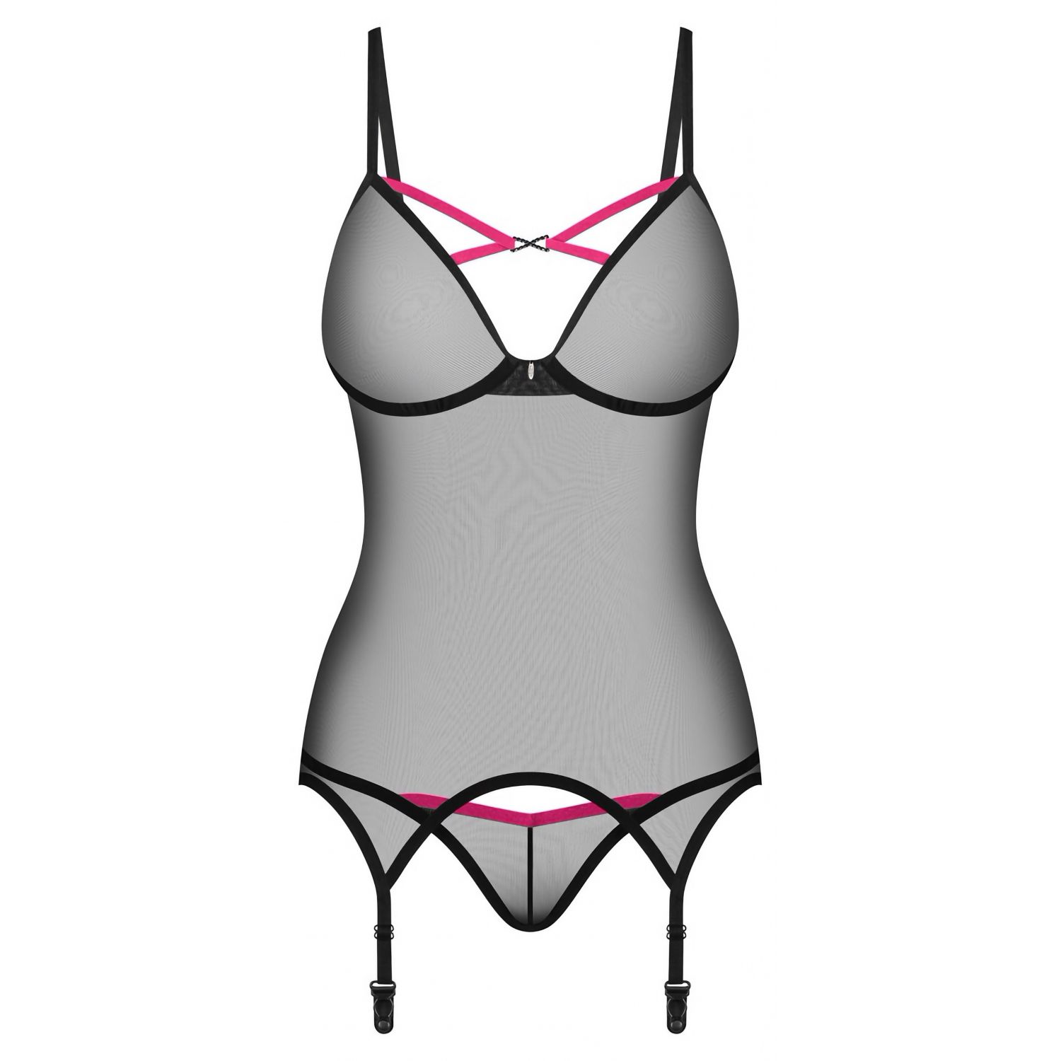 Corset Obsessive Novenes Negru