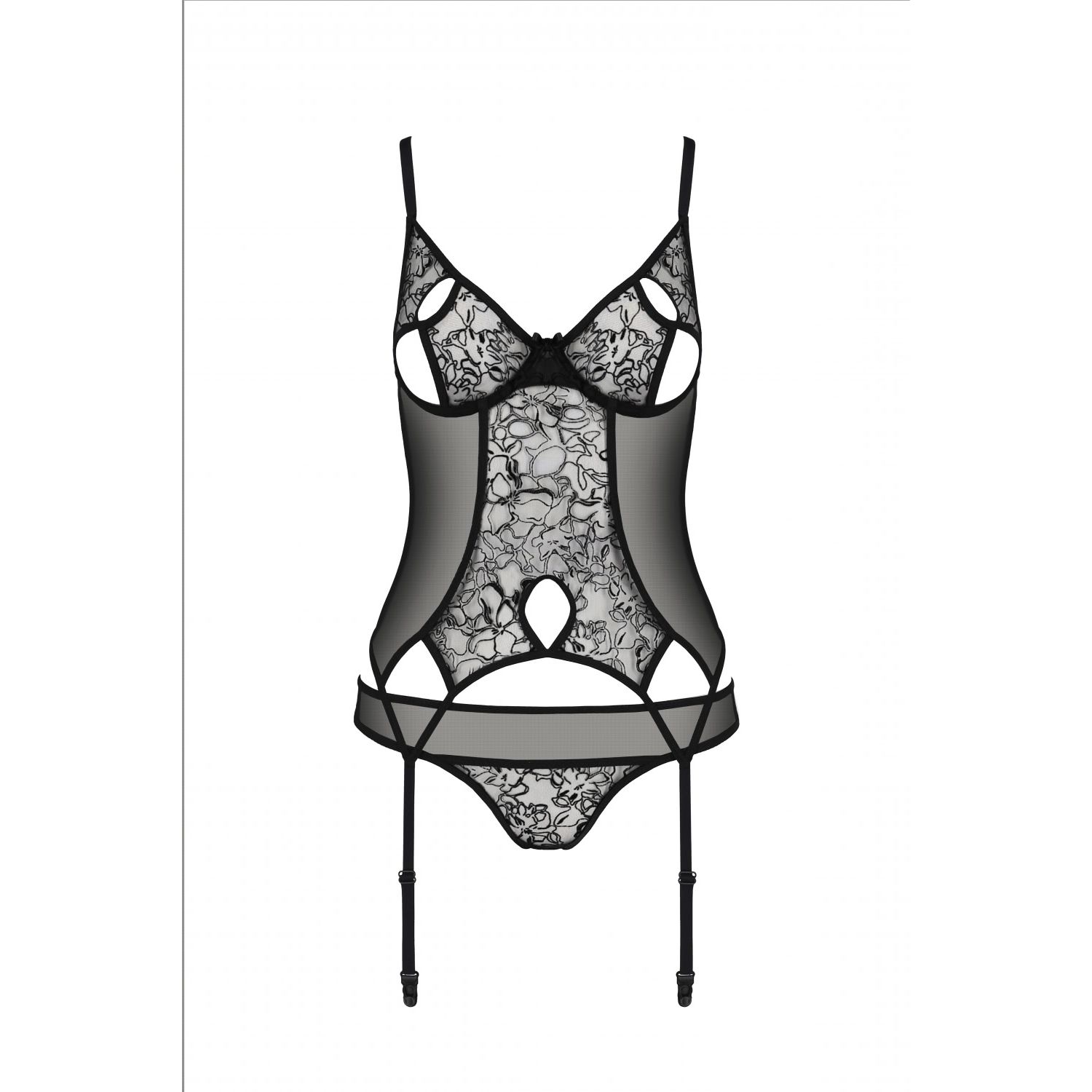 Corset Passion Eco Primula Negru