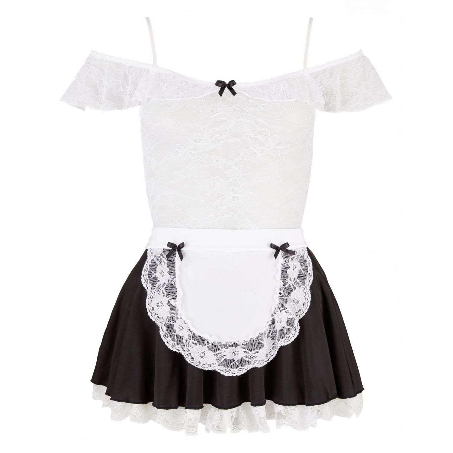 Costum Cottelli Collection Maids Dress Alb