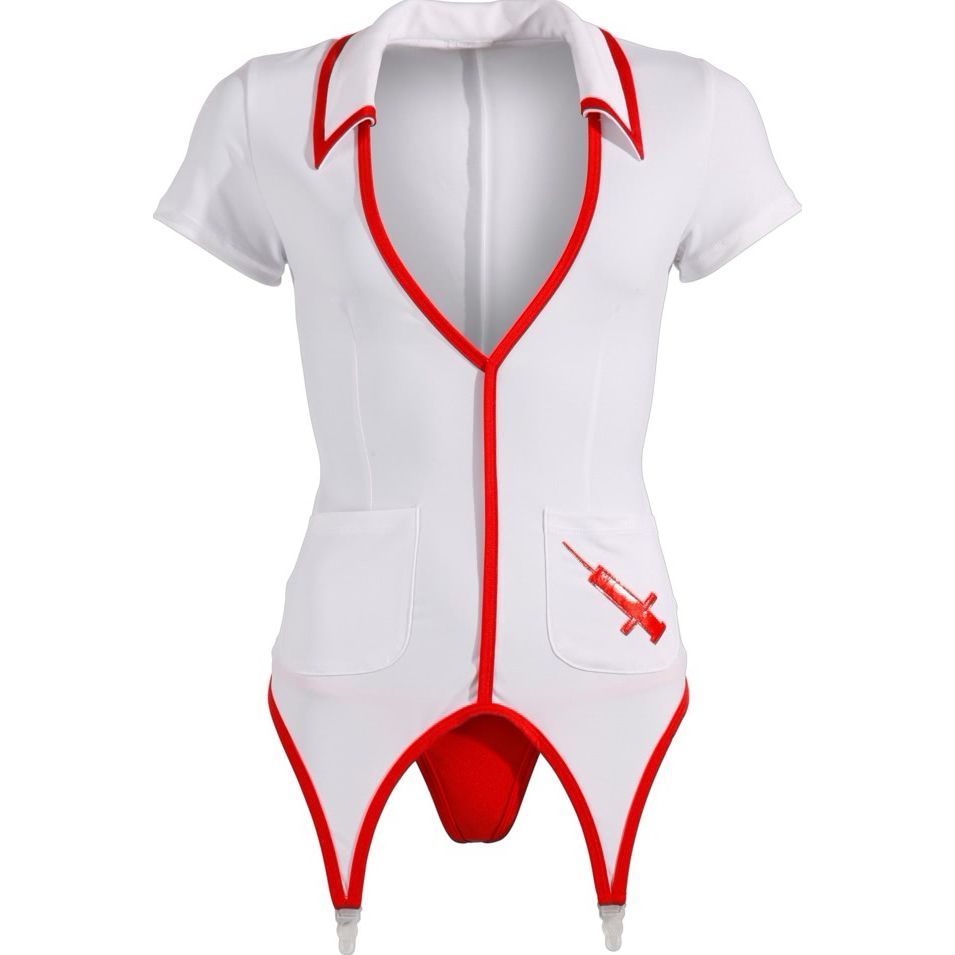 Costum Cottelli Collection Nurses Dress Alb