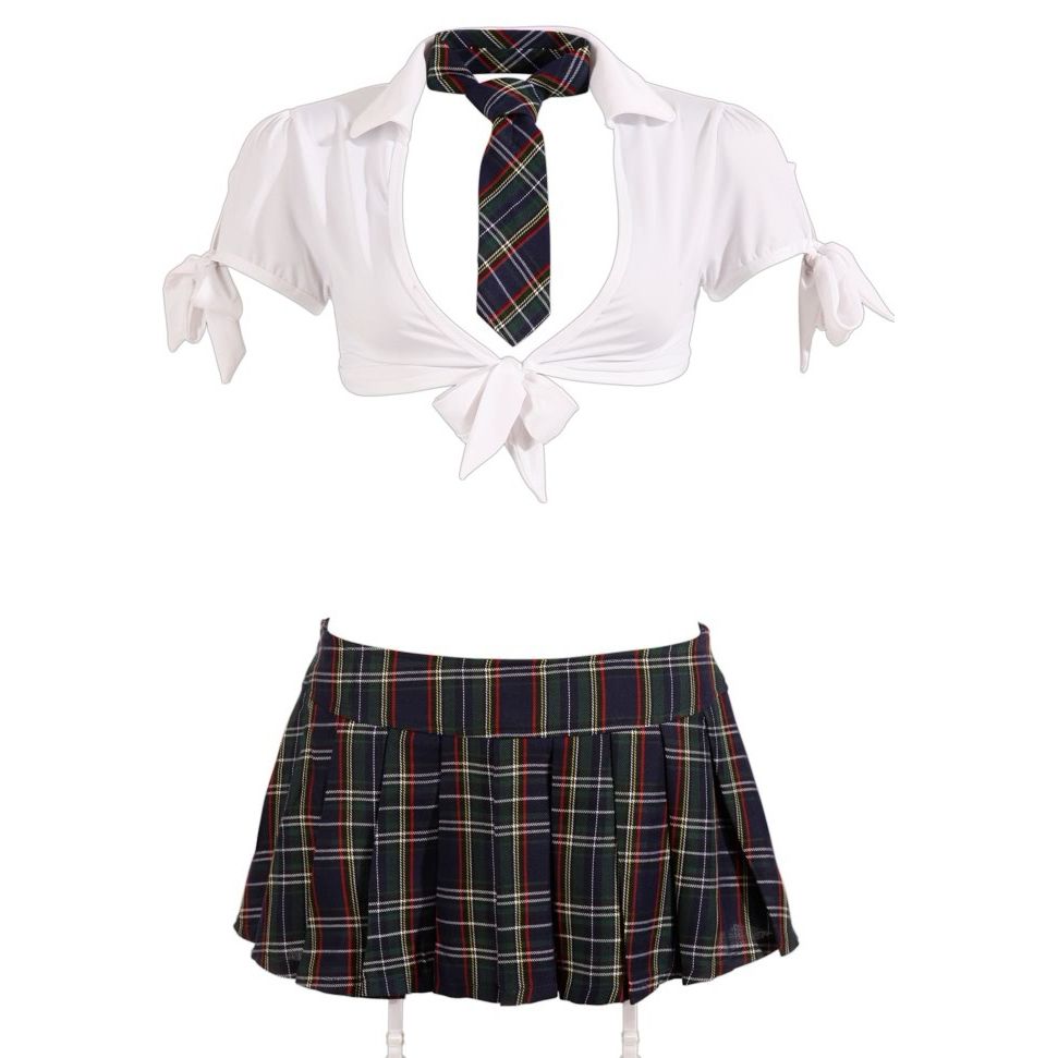 Costum Cottelli Collection Schoolgirl Alb