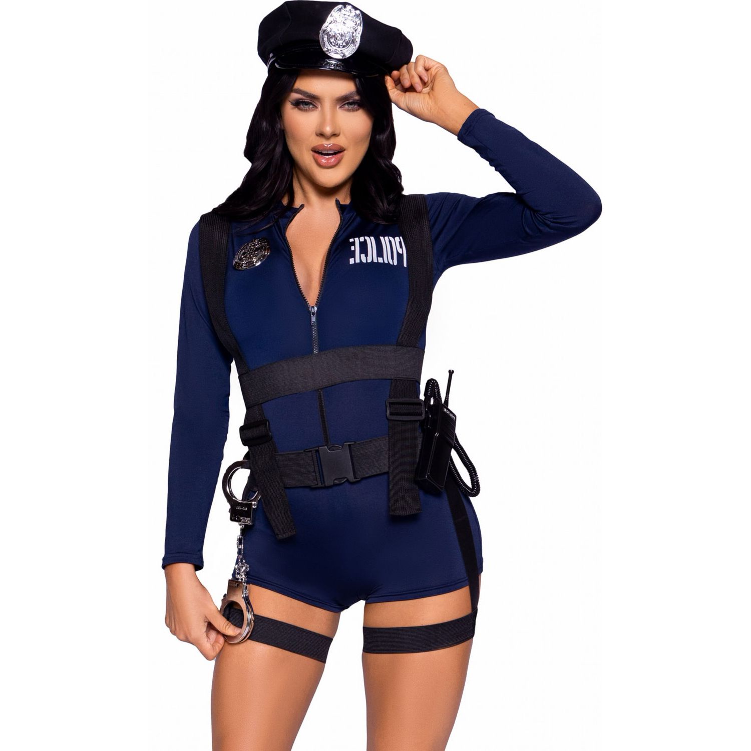 Costum Leg Avenue Flirty Cop Albastru