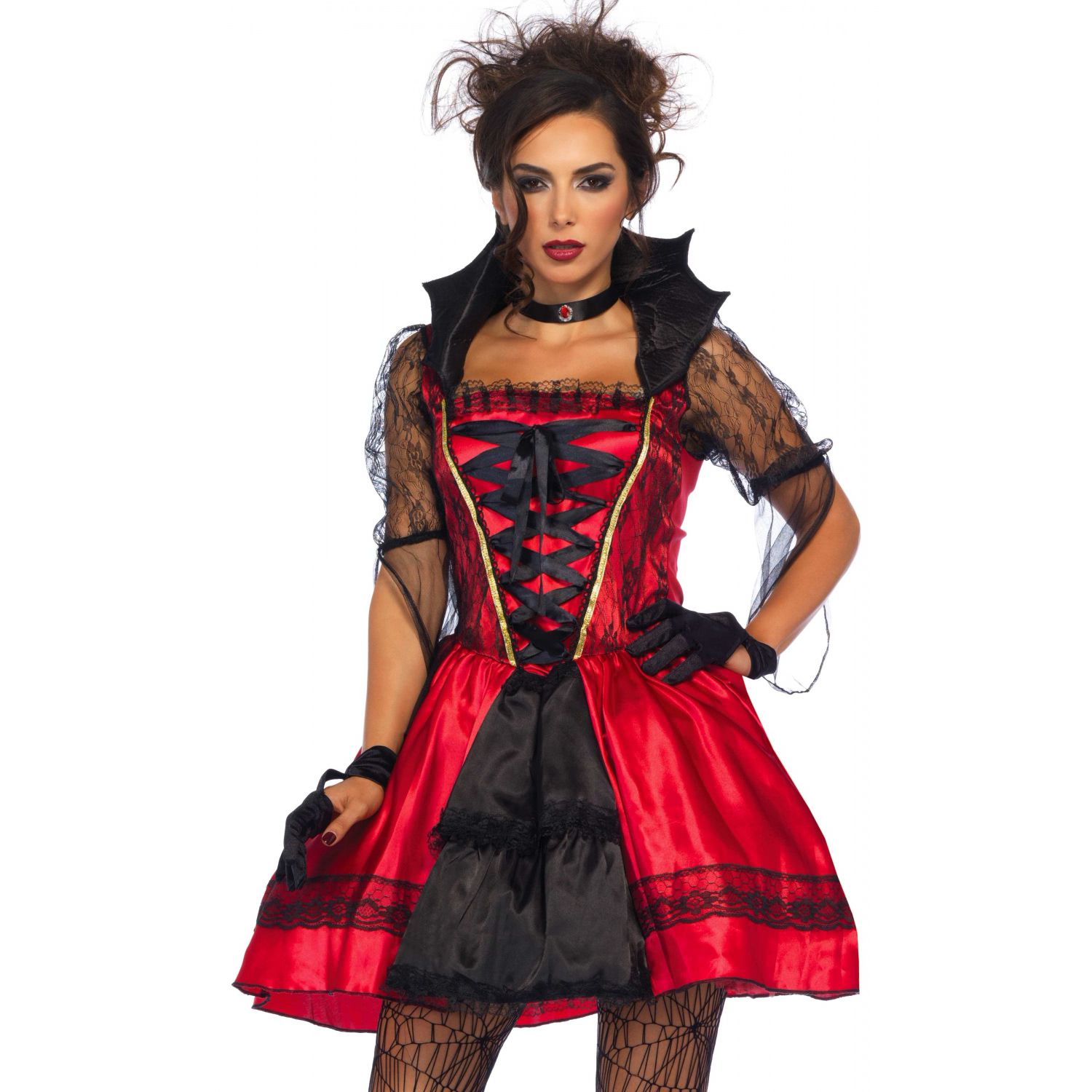 Costum Leg Avenue Gothic Vampire Rosu